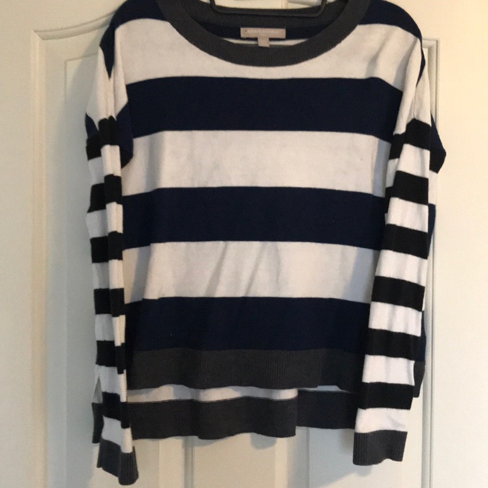 Banana Republic color block sweater Xs
